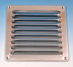 Aluminium schoepenrooster opbouw 195 x 195mm - ALU (1-2020A), Doe-het-zelf en Bouw, Verzenden, Nieuw