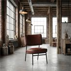 Leren fauteuil Rondo, Huis en Inrichting, Fauteuils, Nieuw, Ophalen of Verzenden, 50 tot 75 cm, Leer