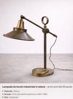 industrial - Tafellamp - Messing - industriële lamp