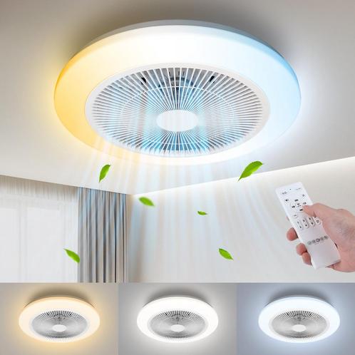 Aigostar Plafondventilator - Verlichting - Ø48cm - Dimbaar -, Huis en Inrichting, Overige Huis en Inrichting, Verzenden