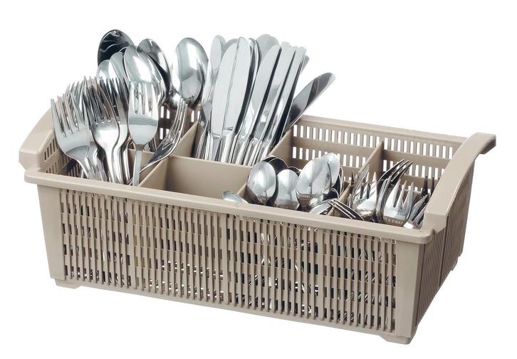 Bestek inzetkorf kunststof bruin | 8 vakken |, Zakelijke goederen, Horeca | Keukenapparatuur, Nieuw in verpakking, Verzenden