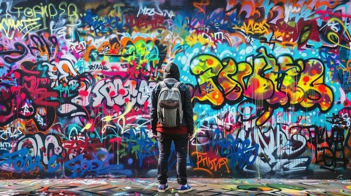 Dine Chanima - (XXL) Giant Neon Fragments Of Freedom, Antiquités & Art, Art | Peinture | Moderne