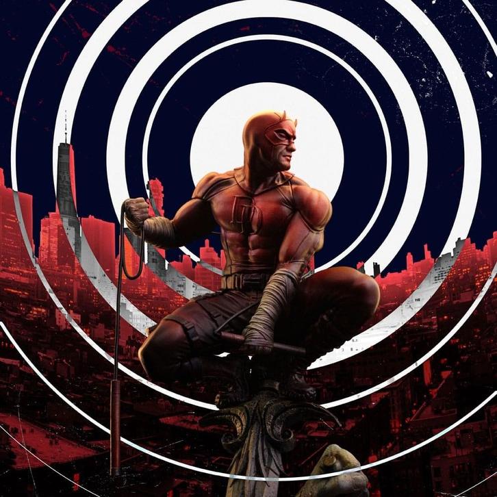 Marvel Deluxe Art Scale Statue 1/10 Daredevil Unleashed 22 c, Verzamelen, Film en Tv, Ophalen of Verzenden