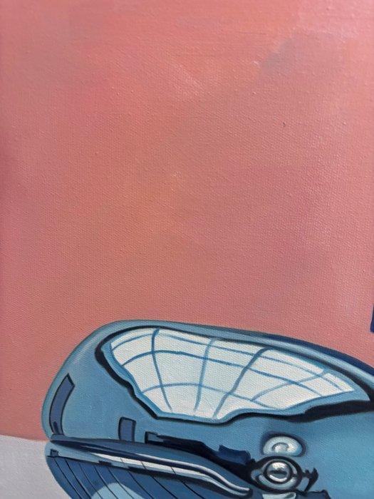 Alban Marvel - Toy whale, Antiquités & Art, Art | Peinture | Moderne