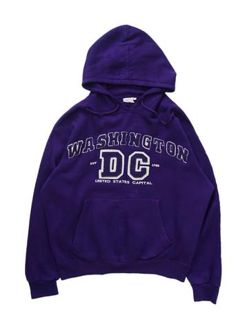 Vintage Washington DC paars Hoodie maat M