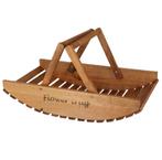 NIEUW - Bloemenplukmand hout, Hobby & Loisirs créatifs, Hobby & Loisirs Autre, Verzenden