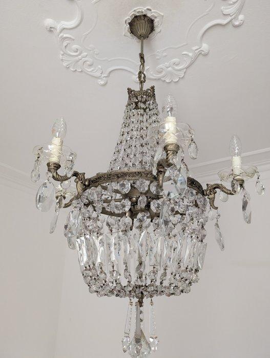 Kroonluchter - Kristal - Gigantisch imperium 10 lichten., Antiek en Kunst, Antiek | Meubels | Stoelen en Sofa's