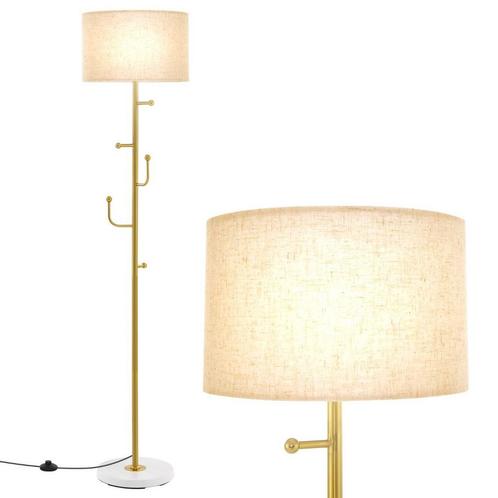 Tweedekans | Coast Staande Lamp met Kapstok - Voetschakelaar, Huis en Inrichting, Lampen | Vloerlampen, Ophalen of Verzenden