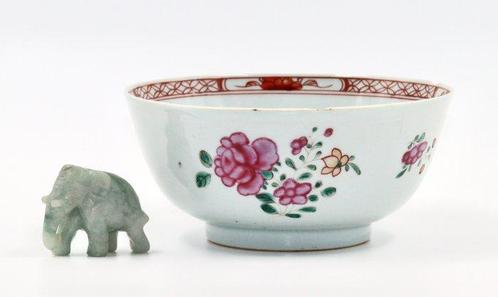 Kom - Qianlong - Famille Rosé - Export Ware - No Reserve -, Antiek en Kunst, Antiek | Overige Antiek