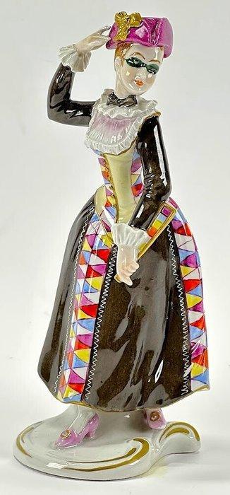 Arlequina della Commedia dellArte – Riproduzione del, Antiek en Kunst, Antiek | Glaswerk en Kristal