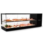 Tapasvitrine | LOGIC | Zwart | +2°C/+6°C | Statisch | 2, Verzenden, Nieuw in verpakking