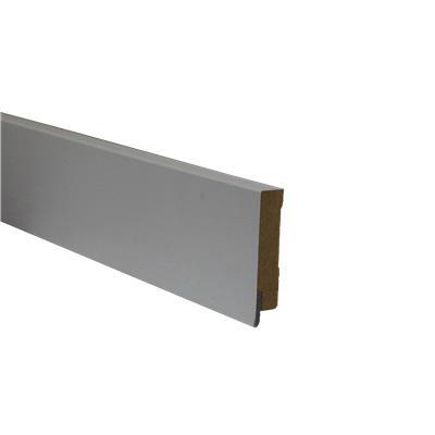 Oppio Witte folieplint watervast Amsterdam 14x70x2400mm, Doe-het-zelf en Bouw, Plinten en Afwerking, Ophalen of Verzenden