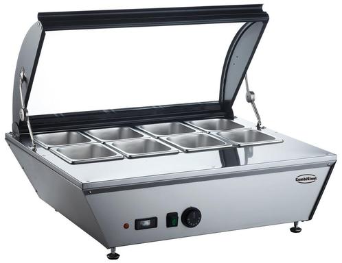 Warmhoud Opzetvitrine 76L | 8x 1/6 GN 100mm | 230V |, Zakelijke goederen, Horeca | Keukenapparatuur, Nieuw in verpakking, Verzenden