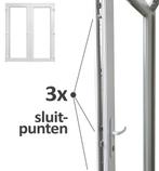 PVC  Dubbele deur Premium Plus b180xh215 cm Wit, Ophalen of Verzenden, Gevelraam of Ruit