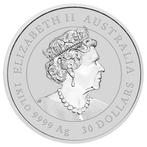 Australië. 30 Dollars 2022 1 Kilo $30 AUD Australian Silve