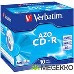 Verbatim CD-R 52x 10st. Jewelcase, Verzenden, Nieuw