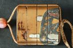 Uji-brug Maki-e Inro ondertekend Seisei Korin Zo (), Antiek en Kunst