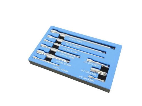 TM 9 Delig Professionele Verlengstukkenset Met Kogelkoppen, Auto diversen, Autogereedschap, Verzenden