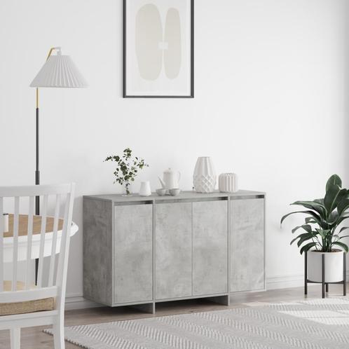 vidaXL Dressoir Betonnen Grijs 120x41x75 cm Engineered Hout, Maison & Meubles, Armoires | Dressoirs, Envoi