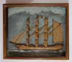 Diorama de navire - Bois