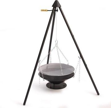 Driepoot hout BBQ - Grilloppervlak 60cm - Incl. Draagtas... beschikbaar voor biedingen