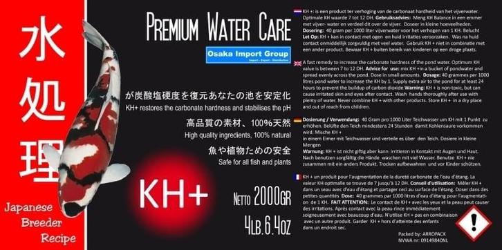 Premium Water Care KH+  20KG / 20.000gram (Waterbehandeling), Tuin en Terras, Vijvers, Nieuw, Verzenden