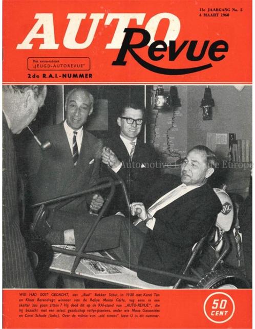 1960 AUTO REVUE MAGAZINE 05 NEDERLANDS, Livres, Autos | Brochures & Magazines, Enlèvement ou Envoi
