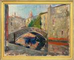 Attilio Doria (1908-1985) - Calle veneziana, Antiek en Kunst