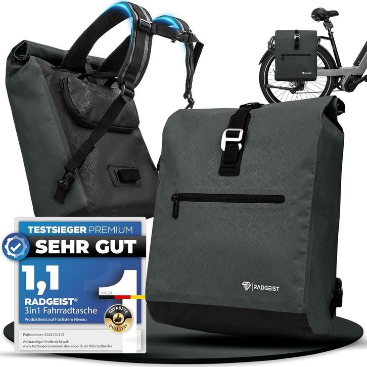2eChoix | RADGEIST sac à vélo pour porte-bagages I sac à, Fietsen en Brommers, Fietsaccessoires | Fietstassen, Ophalen of Verzenden