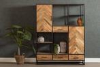 Vakkenkast Mangohout GwennXL, Huis en Inrichting, Verzenden, Nieuw