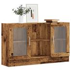 vidaXL Dressoir 120x30,5x70 cm bewerkt hout oud houtkleurig, Verzenden, Nieuw