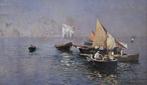 Rubens Santoro (1859-1942) - Laguna di Venezia