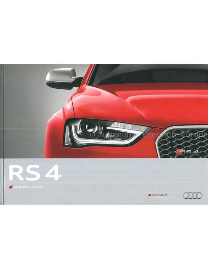 2012 AUDI RS4 AVANT HARDCOVER BROCHURE DUITS, Livres, Autos | Brochures & Magazines