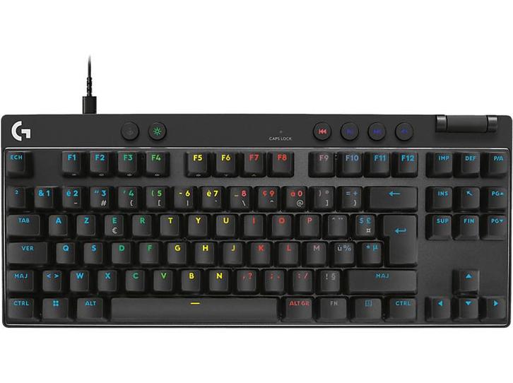 Logitech - Gaming-toetsenbord - Azerty - Zwart, Informatique & Logiciels, Claviers, Envoi