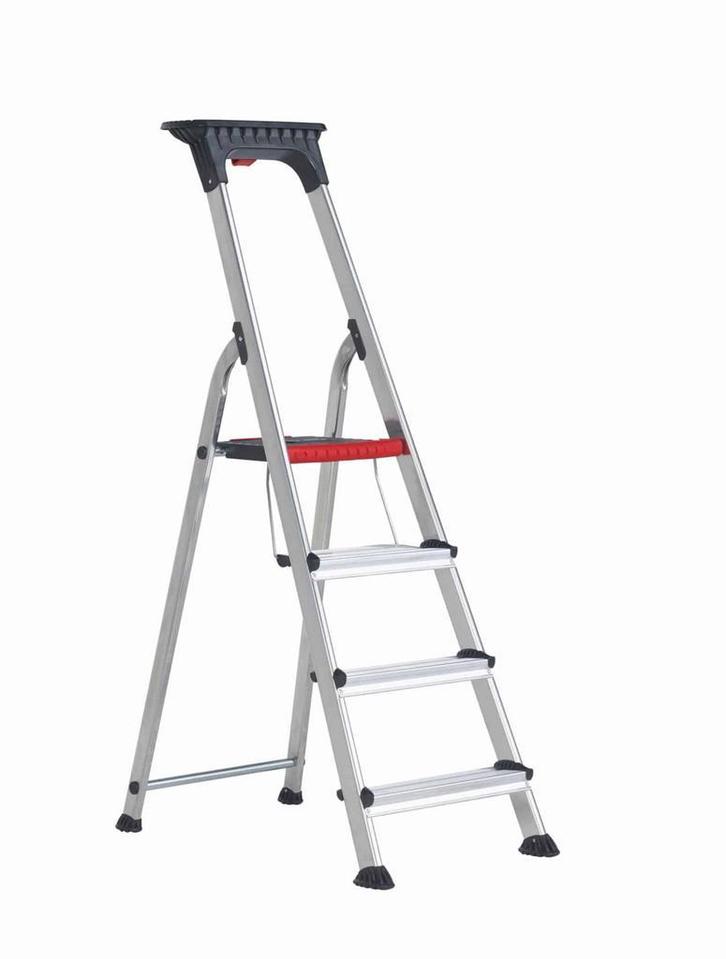 Altrex huishoudtrap Double Decker 4 treden, Doe-het-zelf en Bouw, Ladders en Trappen, Ladder, Nieuw, Minder dan 2 meter, Ophalen of Verzenden