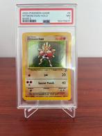 WOTC Pokémon - 1 Graded card - HITMONCHAN HOLO 8/130 BASE, Hobby en Vrije tijd, Verzamelkaartspellen | Pokémon, Nieuw