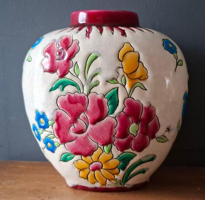 Boch Keramis - Charles Catteau - Vase - Céramique, Antiek en Kunst, Antiek | Glaswerk en Kristal