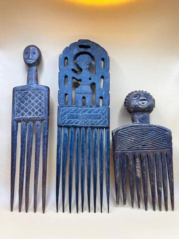 Peigne (3) - Bois - petits Africains