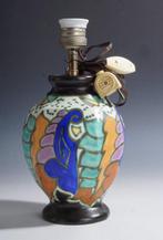 Bergen Plateel - C.M. Bergen - Vaas - Polychrome Art Deco, Antiek en Kunst