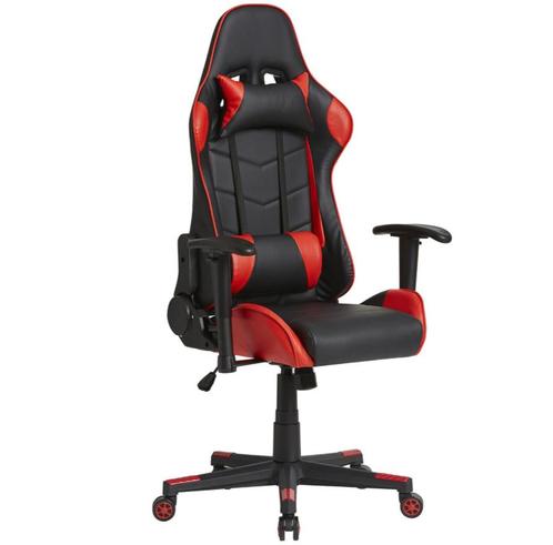 Tweedekans | Kantoor Gaming Stoel Rood - Kunstleer -, Zakelijke goederen, Kantoor en Winkelinrichting | Kantoormeubilair en Inrichting