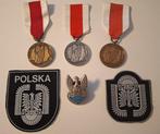 Polen - Medaille - A set of three Polish Defense medals and, Collections, Objets militaires | Général