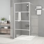 vidaXL Paroi de douche Blanc 90x195 cm Verre ESG, Verzenden, Neuf