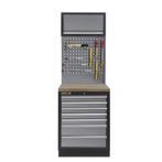 Werkplaatskast met zeven laden, hardhouten werkblad +, Ophalen of Verzenden, Nieuw