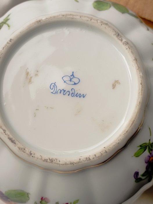 dresden - Vase (2) - Céramique - Vase cache-pot en, Antiquités & Art, Antiquités | Verre & Cristal