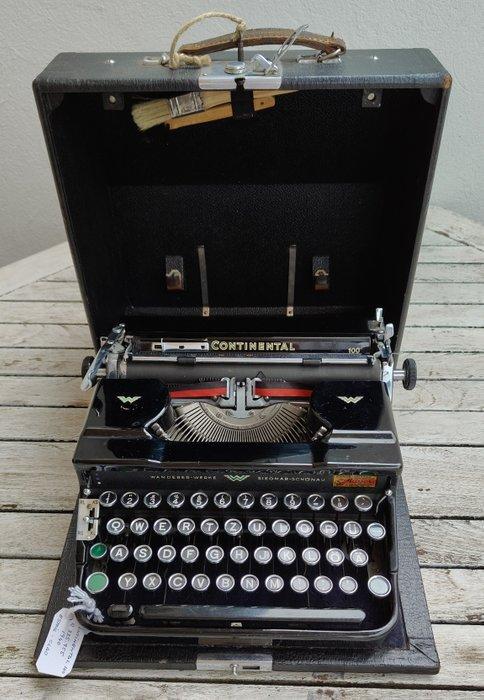 Continental 100 - Schrijfmachine - 1930-1940, Antiek en Kunst, Kunst | Designobjecten