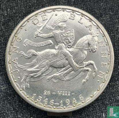 Luxemburg 100 francs 1946 (type 2) 600th Anniversary Dea..., Timbres & Monnaies, Monnaies | Europe | Monnaies non-euro, Envoi