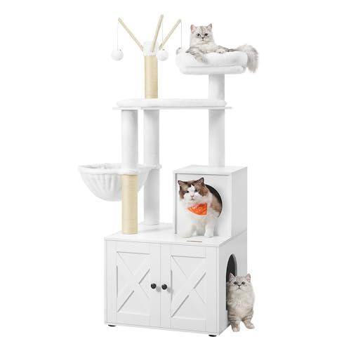 Krabpaal Kattenbak Wit 58cm | Retour Deal 35%!, Dieren en Toebehoren, Kattenbakken, Nieuw, Gesloten, Verzenden