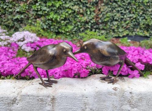 Beeldje - Twee vogels - Brons, Antiek en Kunst, Curiosa en Brocante