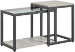 Tweedekans | SoBuy Salon Tafelset FBT35-HG, Huis en Inrichting, Ophalen of Verzenden, Nieuw