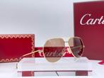 Cartier - Vendome Santos Gold Planted 24k - Zonnebril, Handtassen en Accessoires
